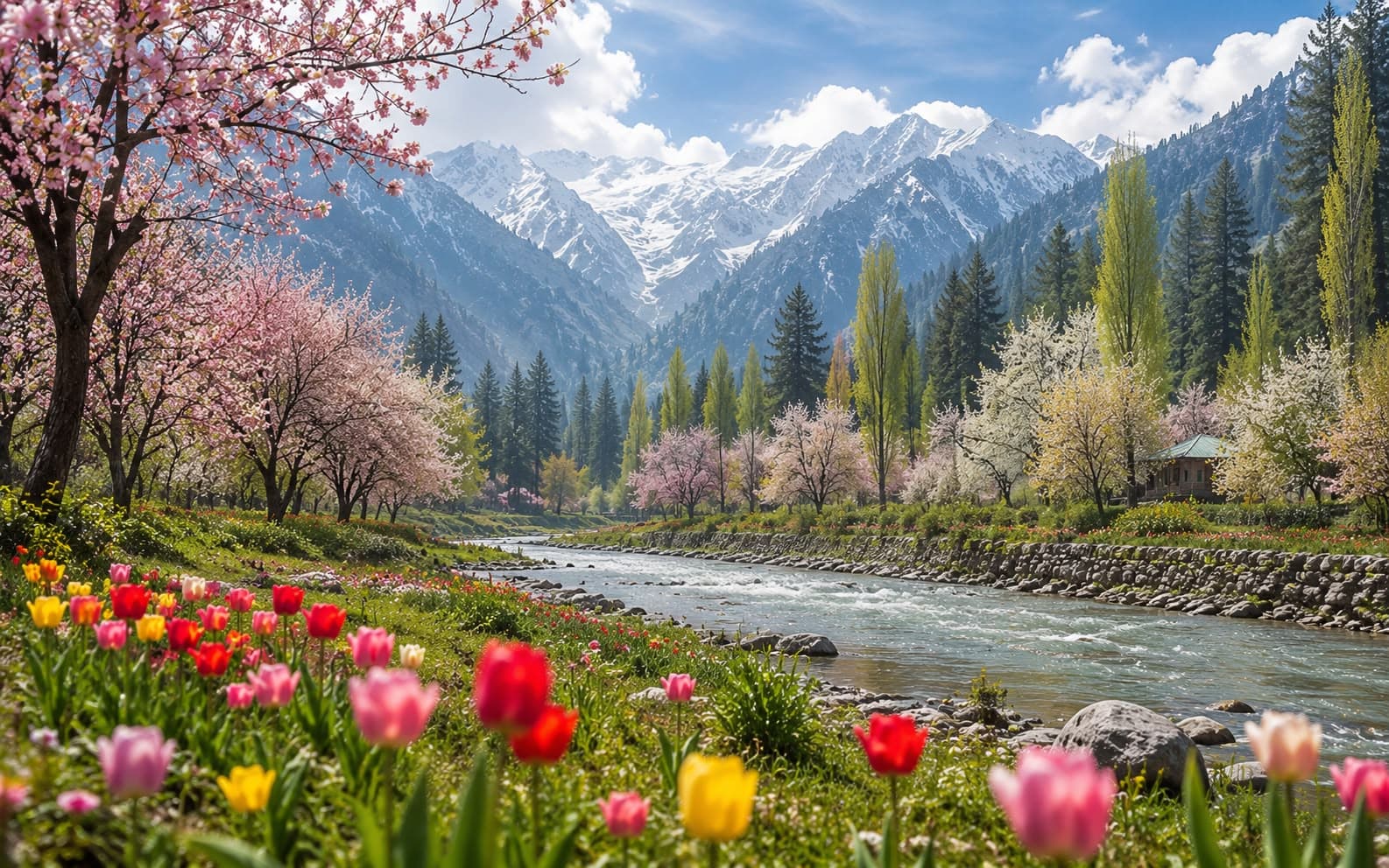 Spring in Kashmir, March – May