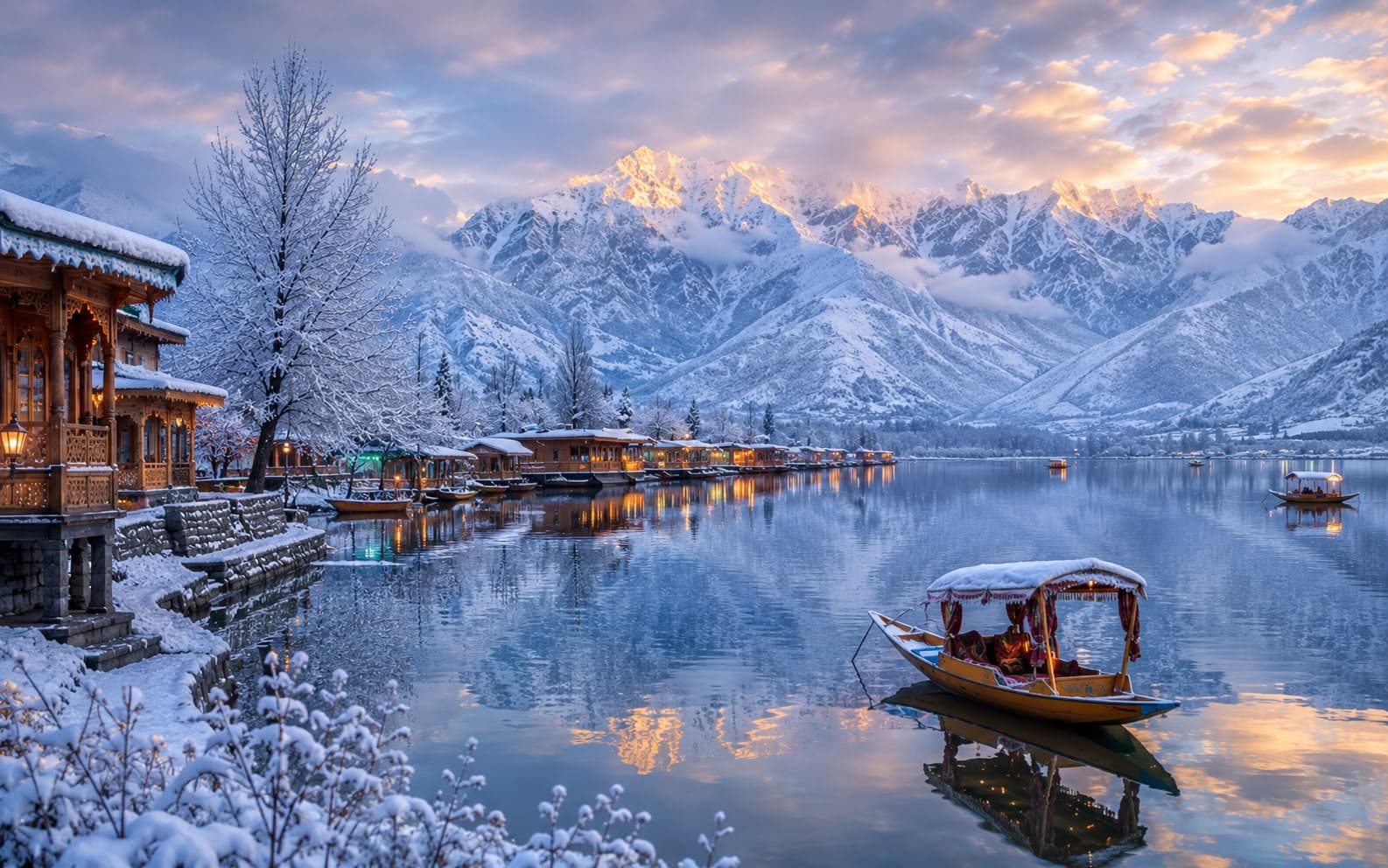 Winter in Kashmir, December – February