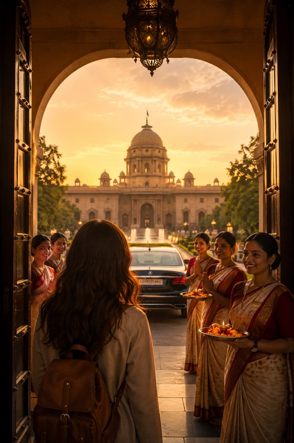 Arrival in Delhi
