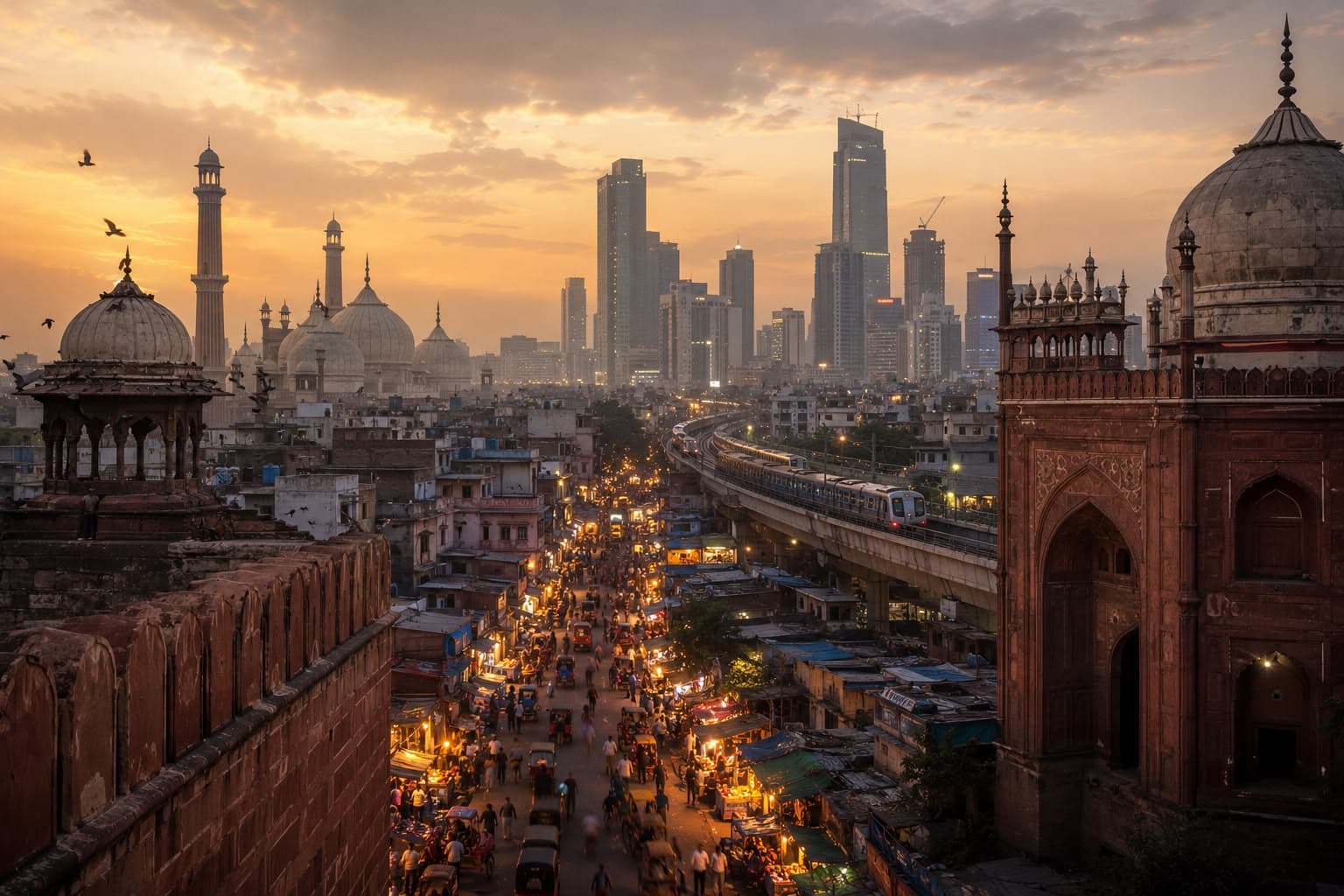 Old & New Delhi