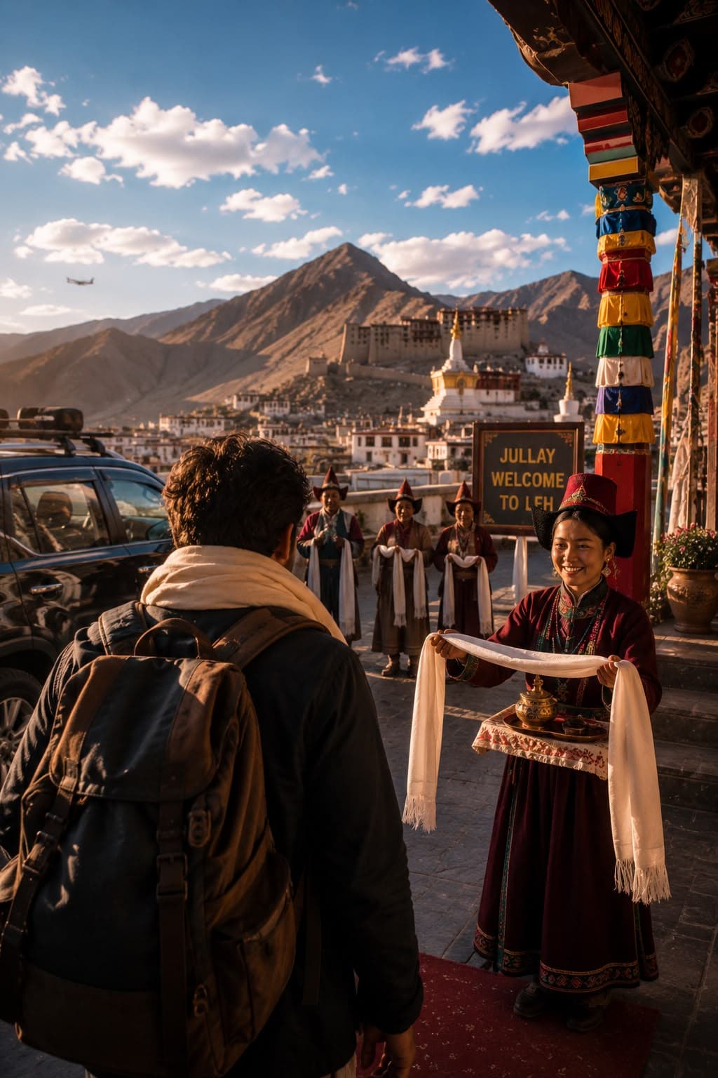 Arrival in Leh